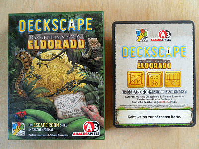 Deckscape Das Geheimnis von Eldorado von Abacus