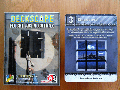 Deckscape Flucht aus Alcatraz von Abacus