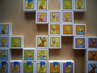 The Simpsons Qwirkle von Schmidt